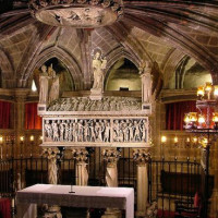 Ornament in de kathedraal van Barcelona