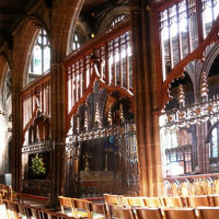 Interieur van de Manchester Cathedral