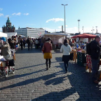 Zicht op Kauppatori