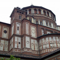 Aan de Santa Maria delle Grazie