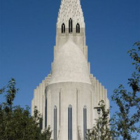 Gevel van de Hallgrímskirkja