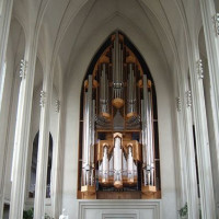 Interieur van de Hallgrímskirkja