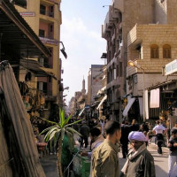 Handelaars in de Khan el-Khalili