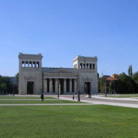 Bouwwerk aan de Königsplatz