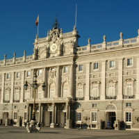 Voorkant van het Palacio Real