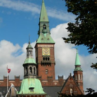 Torens van het Stadhuis van Kopenhagen