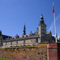 Zijaanzicht van Kronborg