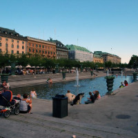 Meertje in de Kungsträdgården