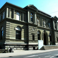 Voorgevel van het Kunstmuseum Bern