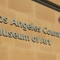 Naambord van het Los Angeles County Museum of Art