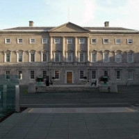 Voorgevel van Leinster House