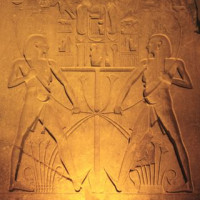 Reliëf in de Luxortempel