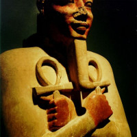 Beeld in het Luxormuseum
