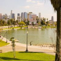 Vijver in MacArthur Park