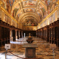 Binnen in het Monasterio de El Escorial