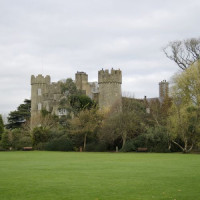 Zicht op Malahide Castle