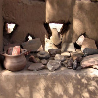 Stenen voorwerpen in Malqata