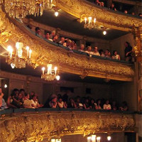 Zaal in het Mariinski-theater