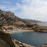 Zicht op het Massif des Calanques