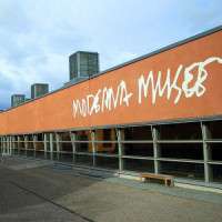 Opschrift op het Moderna Museet