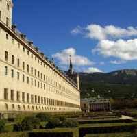 Zijkant van het Monasterio de El Escorial