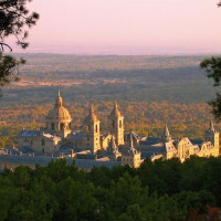 Zicht op het Monasterio de El Escorial