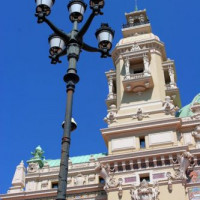 Lantaarn voor het Monte Carlo Casino