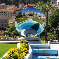 Kunstwerk in Monte Carlo