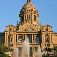 Zicht op Palau Nacional