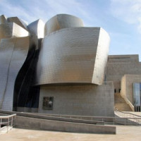 Zicht op het Guggenheim Museum