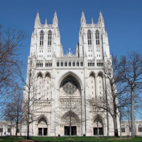 Voorkant van de National Cathedral