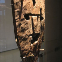 Masker in het Nationaal Museum van Ijsland