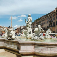 Zicht over het Piazza Navona