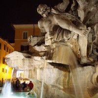 Fontein op de Piazza Navona