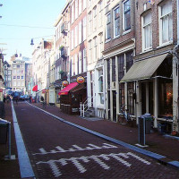 Middagbeeld van Negen Straatjes