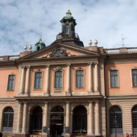 Voorgevel van het Nobel Museum