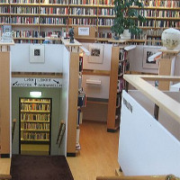 Bibliotheek in het Nordic House