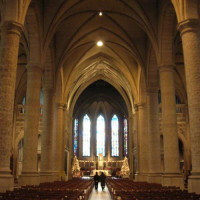 Middenbeuk van de Cathédrale Notre-Dame-de-Luxembourg