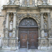 Deuren van de Cathédrale Notre-Dame-de-Luxembourg