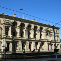 Gevel van het Old Treasury Building
