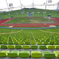 Tribunes van het Olympiastadion