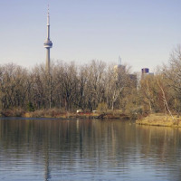 Zicht over het Ontariomeer