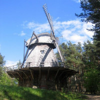 Molen in het Volkskundig Openluchtmuseum