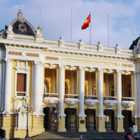Gevel van de Hanoi Opera