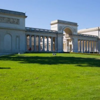 Vooraanzicht van het Palace of the Legion of Honor