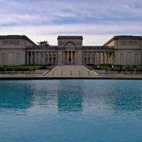 Vijver voor het Palace of the Legion of Honor