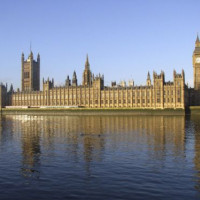 Totaalbeeld van het Palace of Westminster