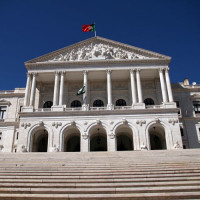 Trappen voor het Palacio de São Bento