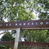 Naambord van de Zoo de Barcelona