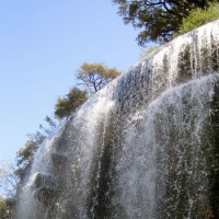 Waterval in het Parc du Château